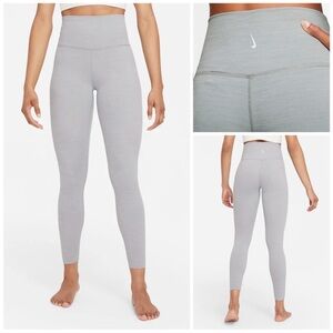 NWT NIKE Yoga Dri-Fit Lux Leggings in Particle Grey/Heather  Size: S